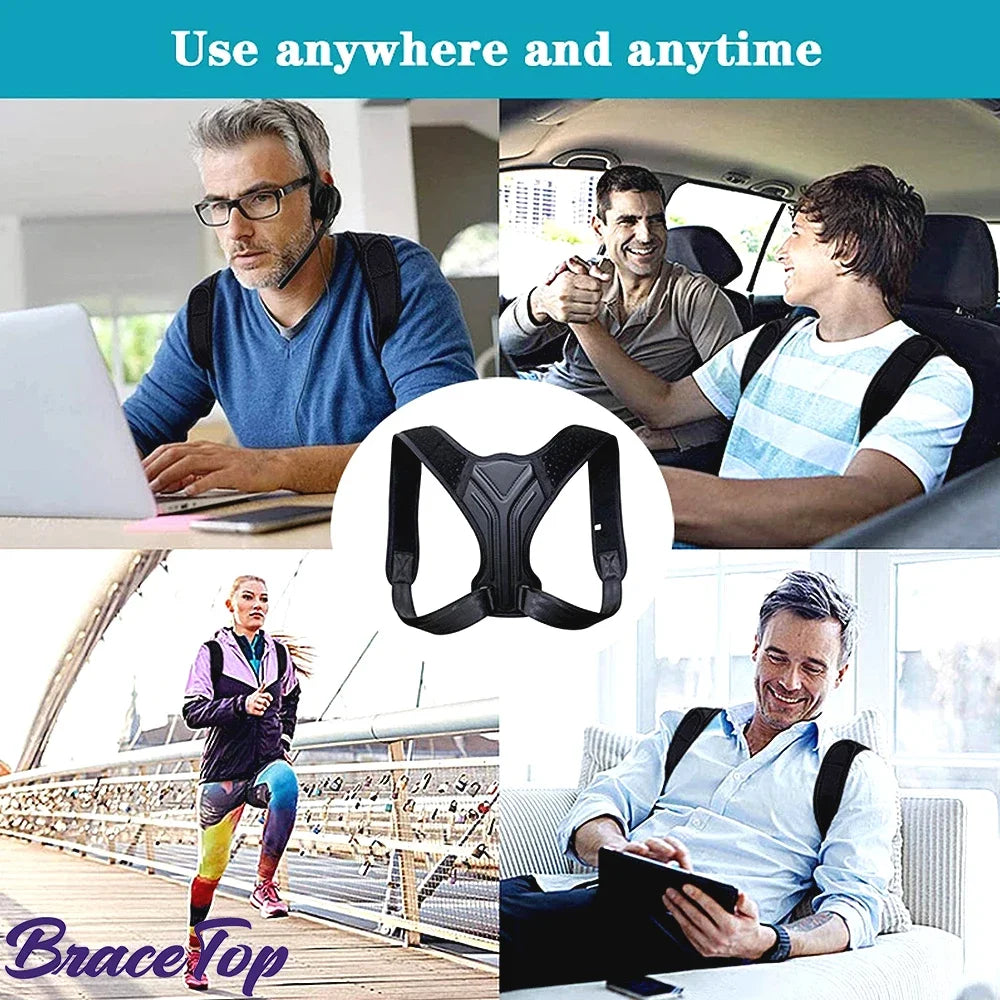 Ascend Posture Support Brace (Adjustable Upper Back & Shoulder Corrector)