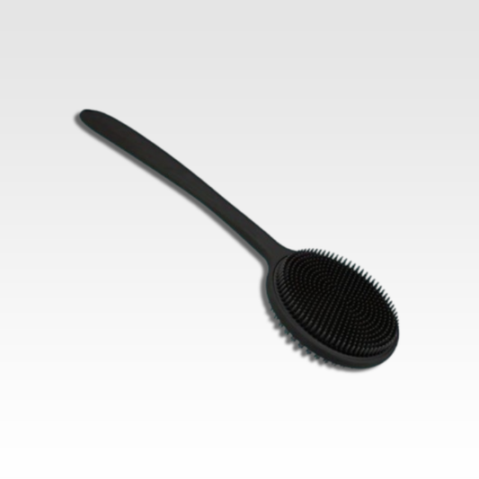 Ascend Silicone Back Scrubber – Double-Sided Long Handle Body Brush for Shower & Massage