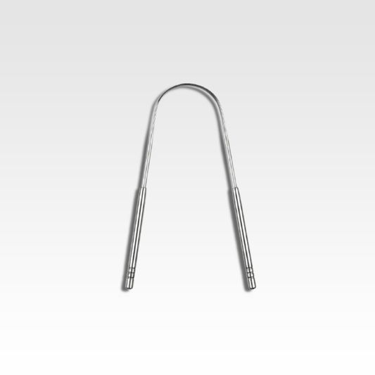 Ascend Stainless Steel Tongue Scraper Set (1–2 Pieces, Portable Oral Cleaner)